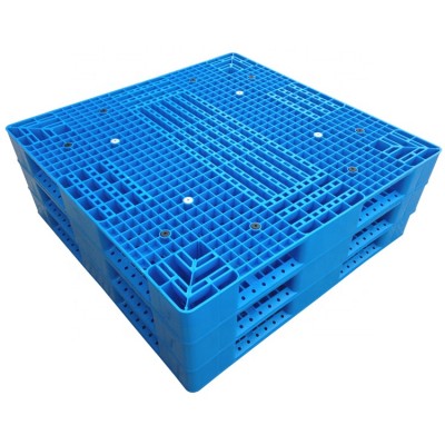 virgin PP one piece injection double face  plastic pallet 1200*1200*150 mm