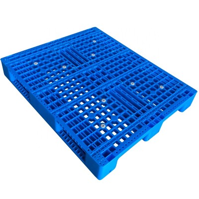 Hot sale virgin hdpe steel reinforced heavy duty grid open deck China plastic pallets