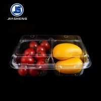 Transparent Plastic Compartment Clamshell Blueberry Fruit Container