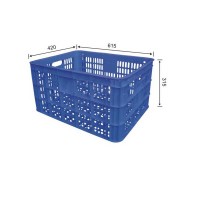 Collapsible Industry plastic fruit crates storage crate with handle